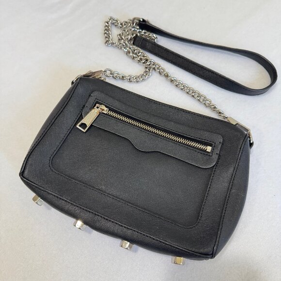 Rebecca Minkoff Handbags - REBECCA MINKOFF Black Leather Avery Crossbody Bag